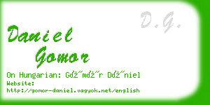 daniel gomor business card